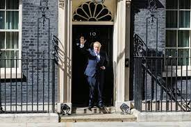 PM Boris Johnson standing outside his home No. 10 Downing Street(Photo: Getty Image)