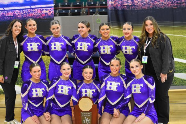 Holy Family Varsity Poms takes home the Silver