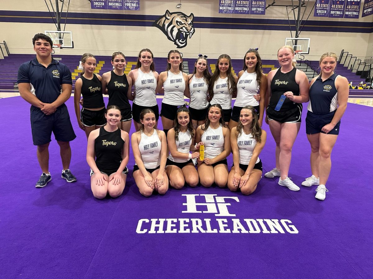 Varsity Cheer  and Jv Spirit teams at UCA camp in June. 