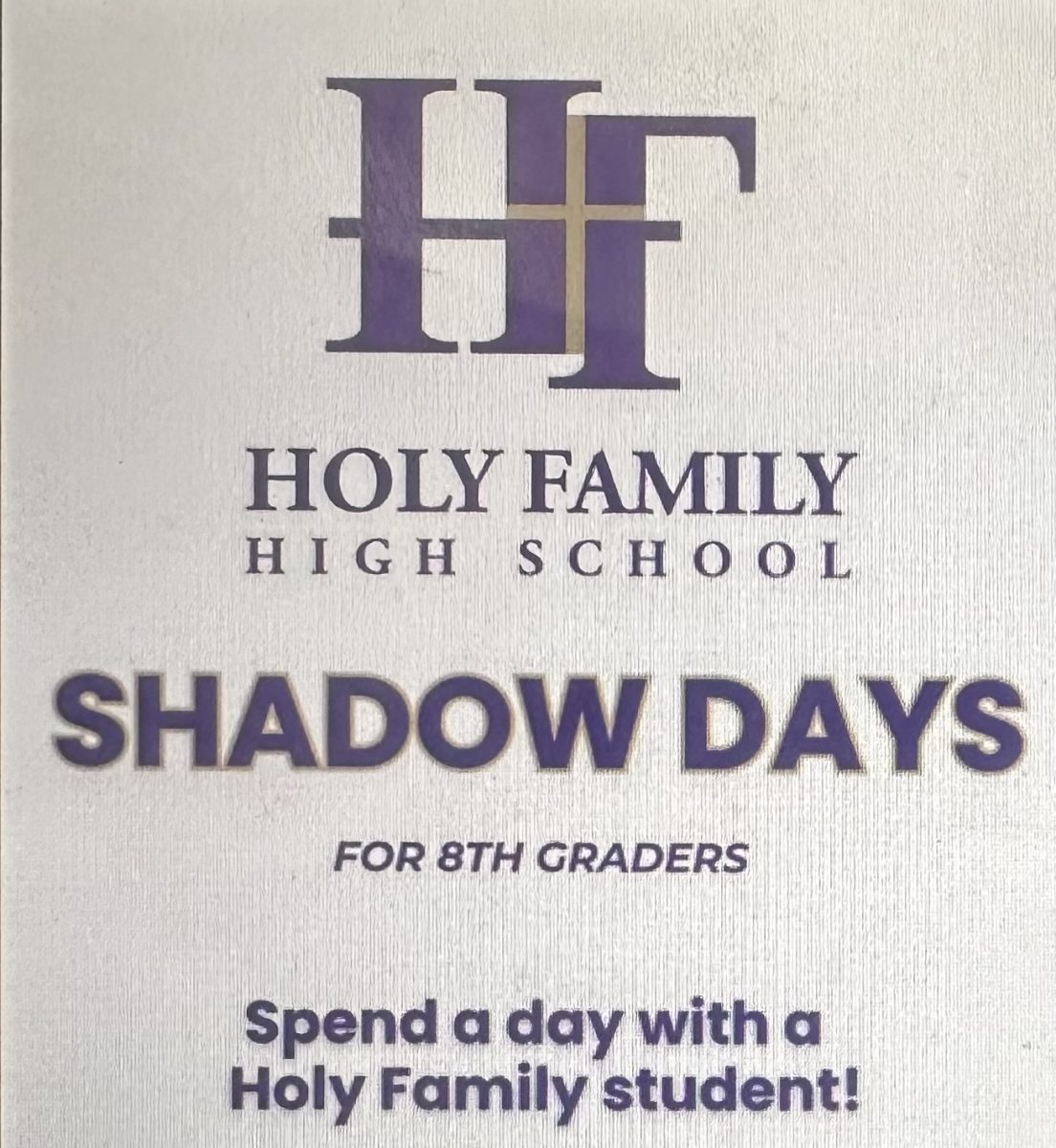 Shadow Day: Welcoming the Future to Holy Family