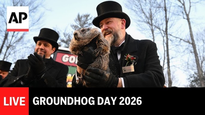 Groundhog Predicts 6 More Weeks of Winter