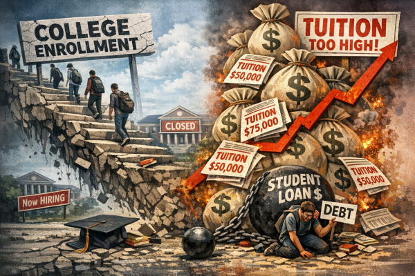 Colleges Are Seeing A Rapid Decline in Enrollment, Why?